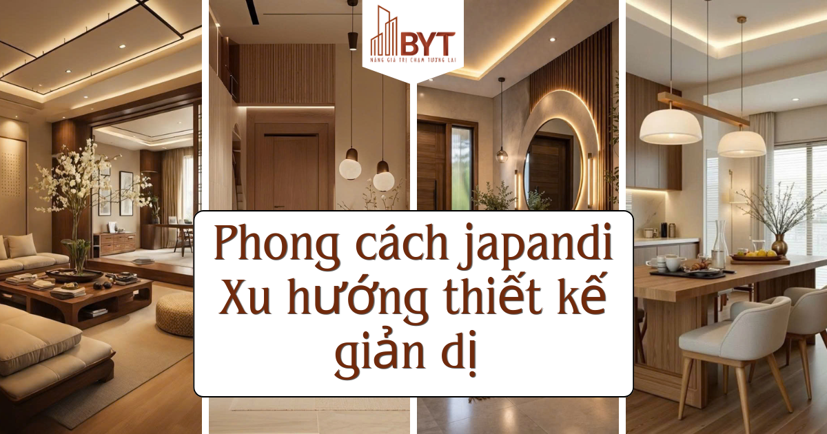 PHONG CÁCH JAPANDI - XU HƯỚNG THIẾT KẾ GIẢN DỊ
