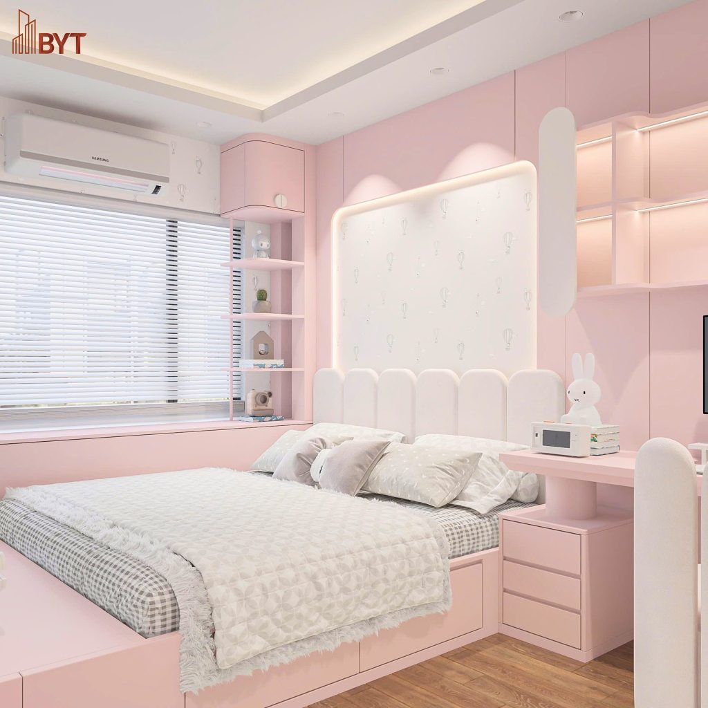 PHÒNG RIÊNG CHO BÉ GÁI – KHÔNG CẦN QUÁ RỘNG, CHỈ CẦN “VỪA ĐỦ” ĐỂ NUÔI DƯỠNG GIẤC MƠ XINH