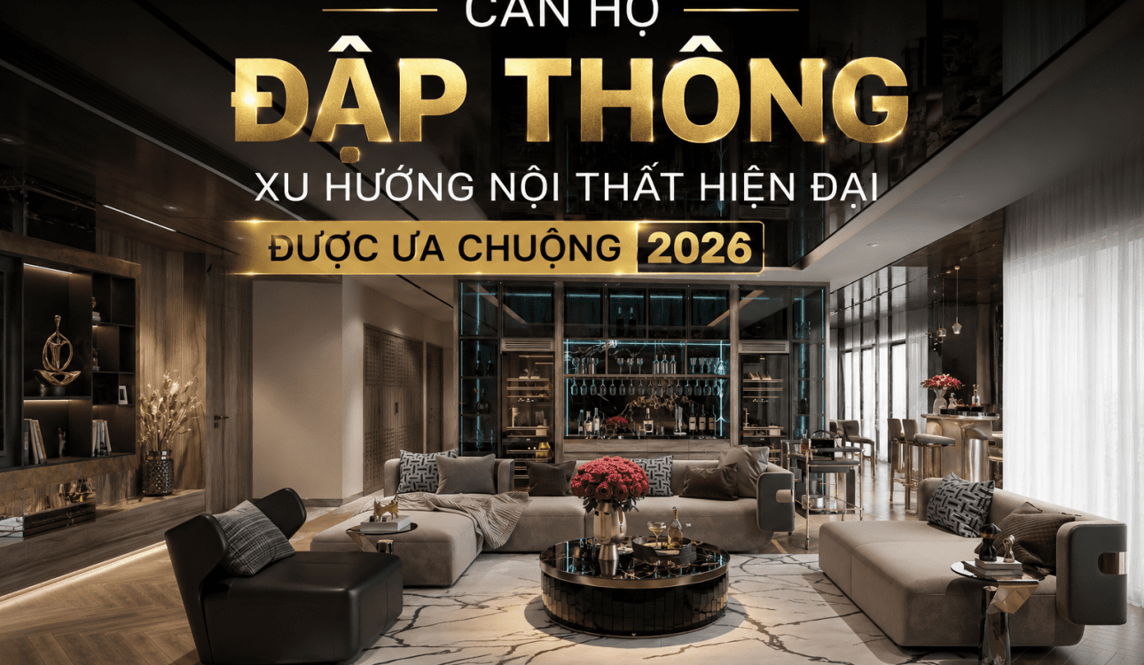 CĂN HỘ ĐẬP THÔNG – XU HƯỚNG NỘI THẤT HIỆN ĐẠI ĐƯỢC ƯA CHUỘNG 2026