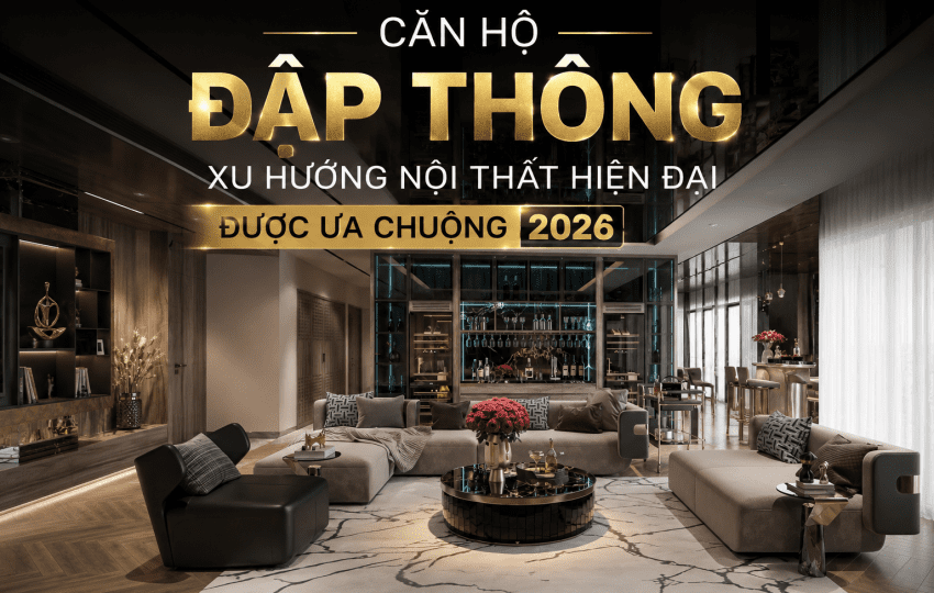 CĂN HỘ ĐẬP THÔNG – XU HƯỚNG NỘI THẤT HIỆN ĐẠI ĐƯỢC ƯA CHUỘNG 2026