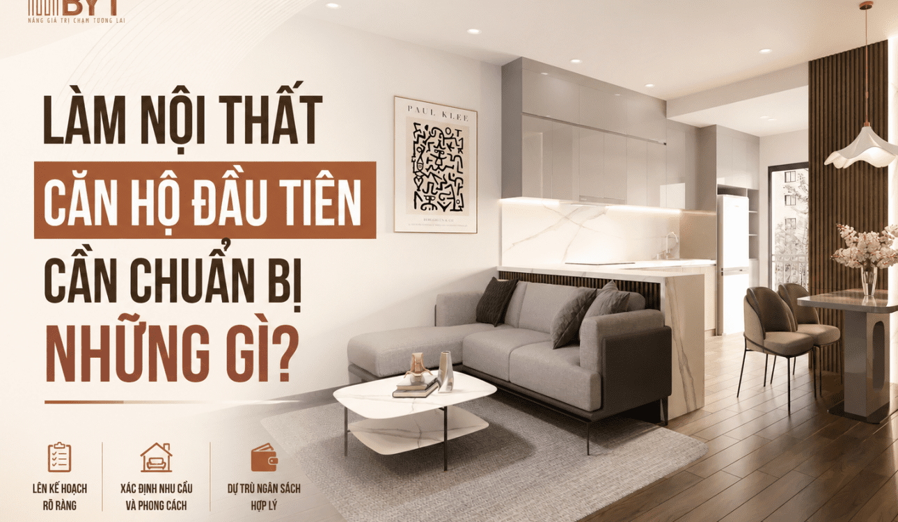 LÀM NỘI THẤT CĂN HỘ ĐẦU TIÊN CẦN CHUẨN BỊ NHỮNG GÌ?
