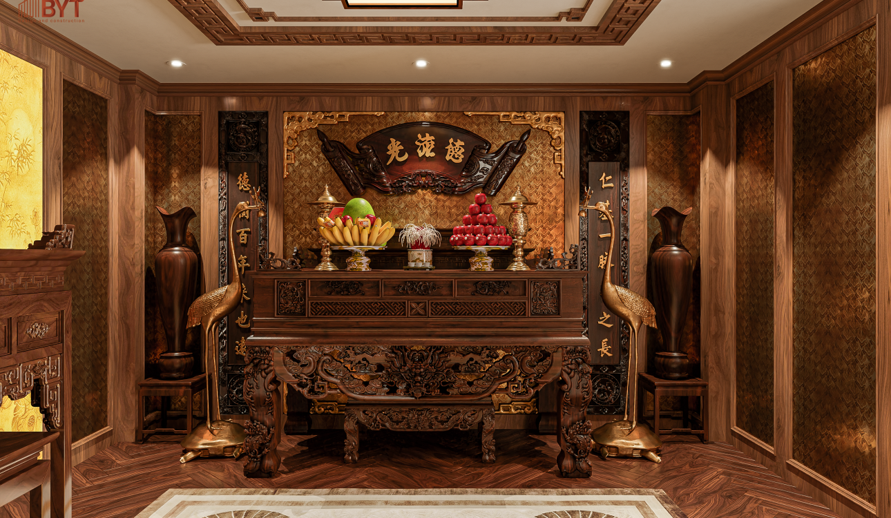 THIẾT KẾ PHÒNG THỜ TRONG CĂN HỘ CHUNG CƯ
