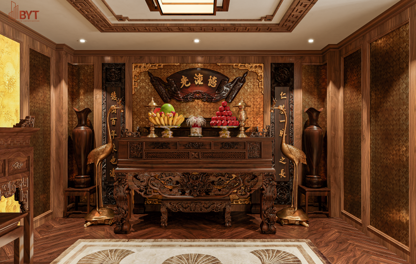 THIẾT KẾ PHÒNG THỜ TRONG CĂN HỘ CHUNG CƯ
