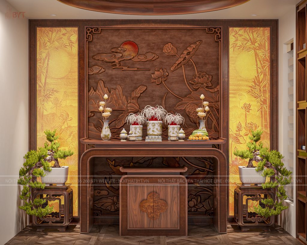 THIẾT KẾ PHÒNG THỜ TRONG CĂN HỘ CHUNG CƯ