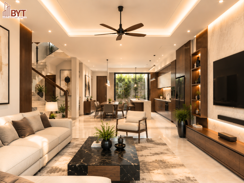 Thiết Kế Nội Thất Nhà Phố Cho Gia Đình 3 Thế Hệ: Làm Sao Để Vừa Đẹp Vừa Tiện?