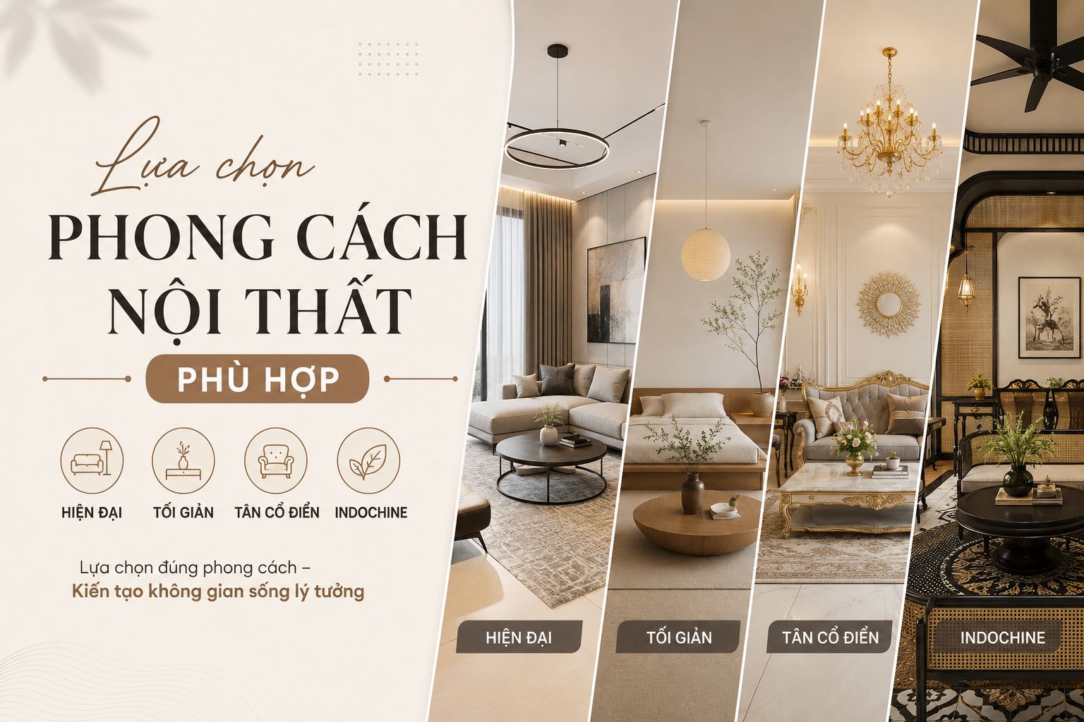 Kinh nghiệm thiết kế nội thất nhà phố từ A đến Z: Đẹp, tiện nghi và tối ưu chi phí