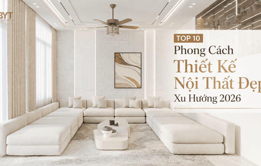 10 Phong Cách Thiết Kế Nội Thất Đẹp, Xu Hướng 2026