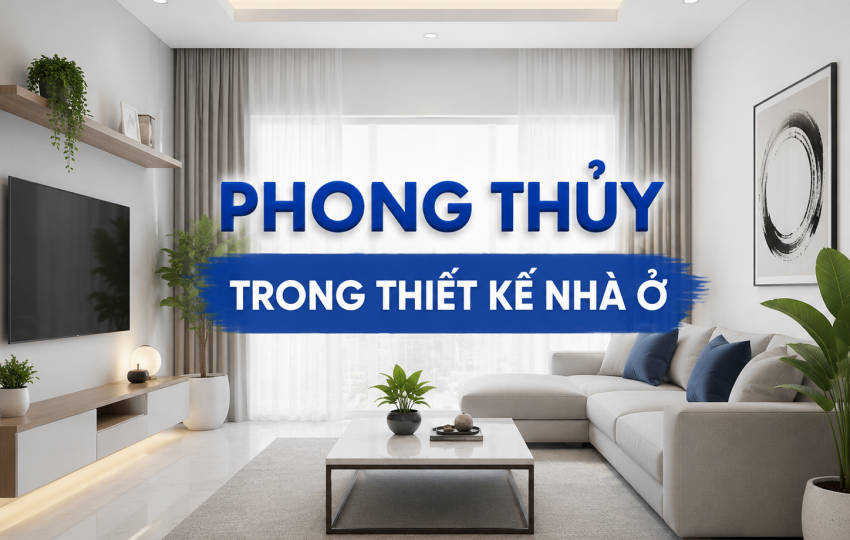 Phong thủy trong thiết kế nhà ở