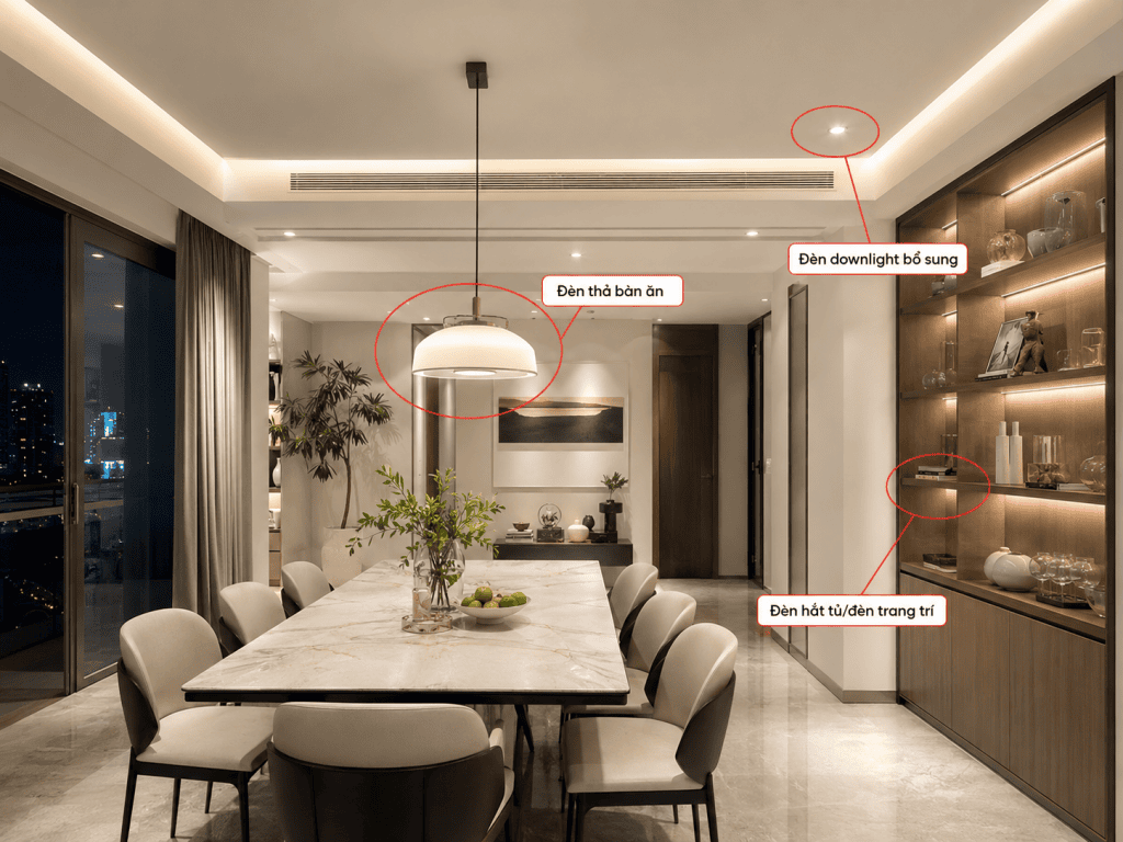7 vị trí cần bố trí đèn để căn nhà đẹp hơn vào buổi tối