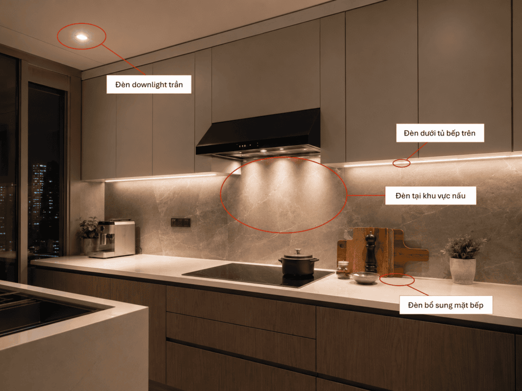 7 vị trí cần bố trí đèn để căn nhà đẹp hơn vào buổi tối