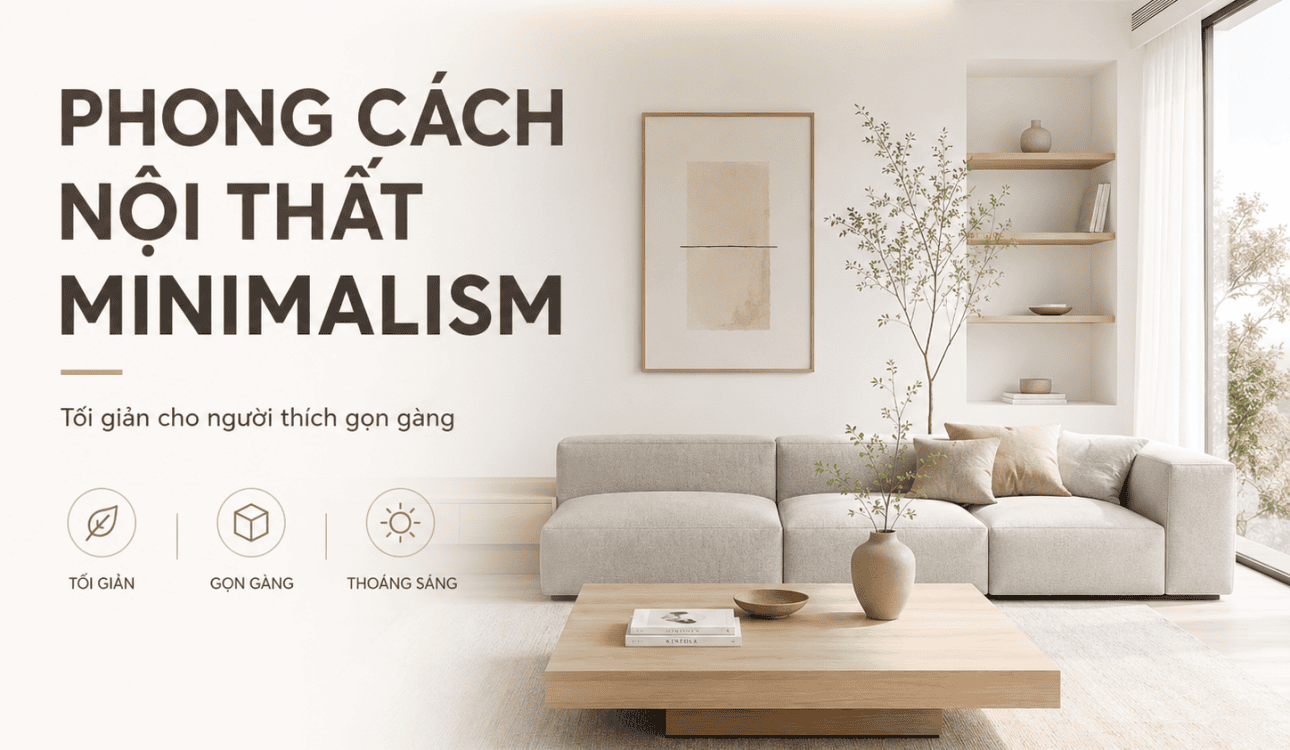 Phong cách nội thất Minimalism