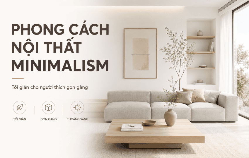 Phong cách nội thất Minimalism