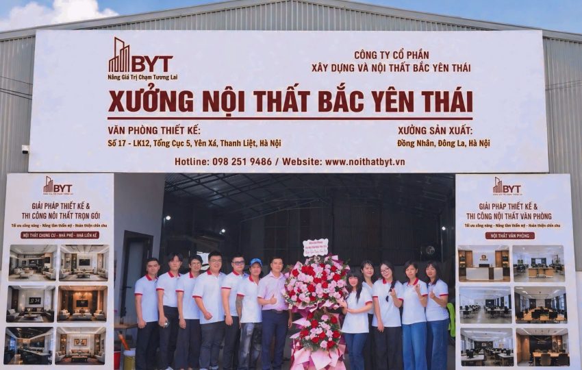 BẮC YÊN THÁI CHÍNH THỨC KHAI TRƯƠNG XƯỞNG SẢN XUẤT NỘI THẤT MỚI TẠI HOÀI ĐỨC