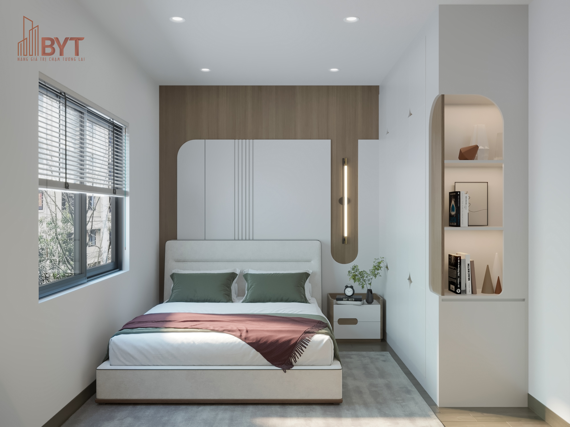 THIẾT KẾ NỘI THẤT CĂN HỘ CHUNG CƯ HIỆN ĐẠI – GỌN GÀNG, ẤM ÁP VÀ CÓ CHIỀU SÂU