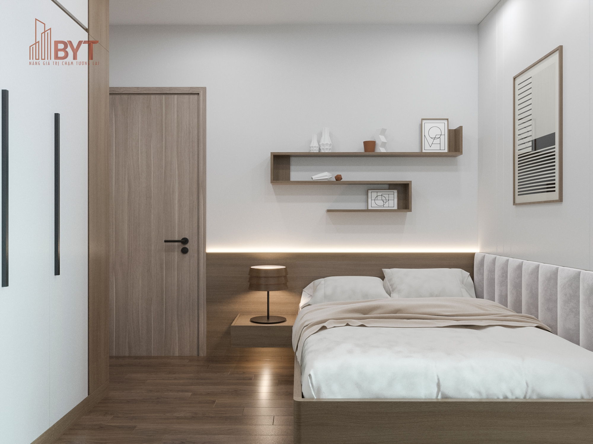 THIẾT KẾ NỘI THẤT CĂN HỘ CHUNG CƯ HIỆN ĐẠI – GỌN GÀNG, ẤM ÁP VÀ CÓ CHIỀU SÂU