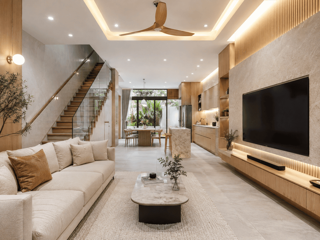 15+ Mẫu nội thất nhà liền kề sang trọng nhưng vẫn tiện nghi