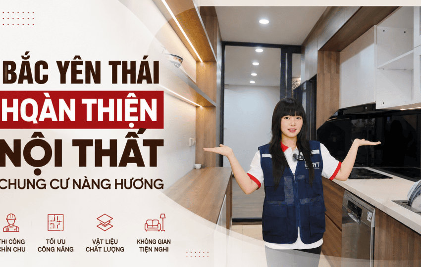Hoàn thiện nội thất chung cư Nàng Hương: Gọn gàng, đồng bộ và tiện nghi