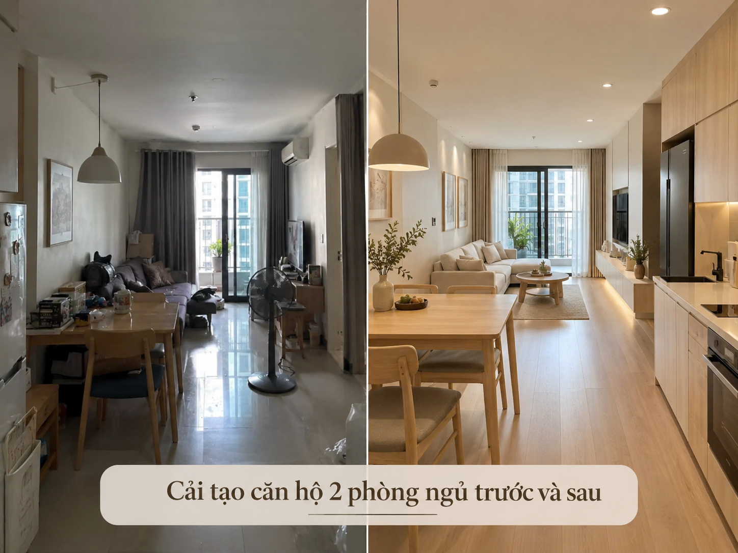 CẢI TẠO CĂN HỘ 2 PHÒNG NGỦ: NHỮNG HẠNG MỤC NÀO NÊN LÀM TRƯỚC?