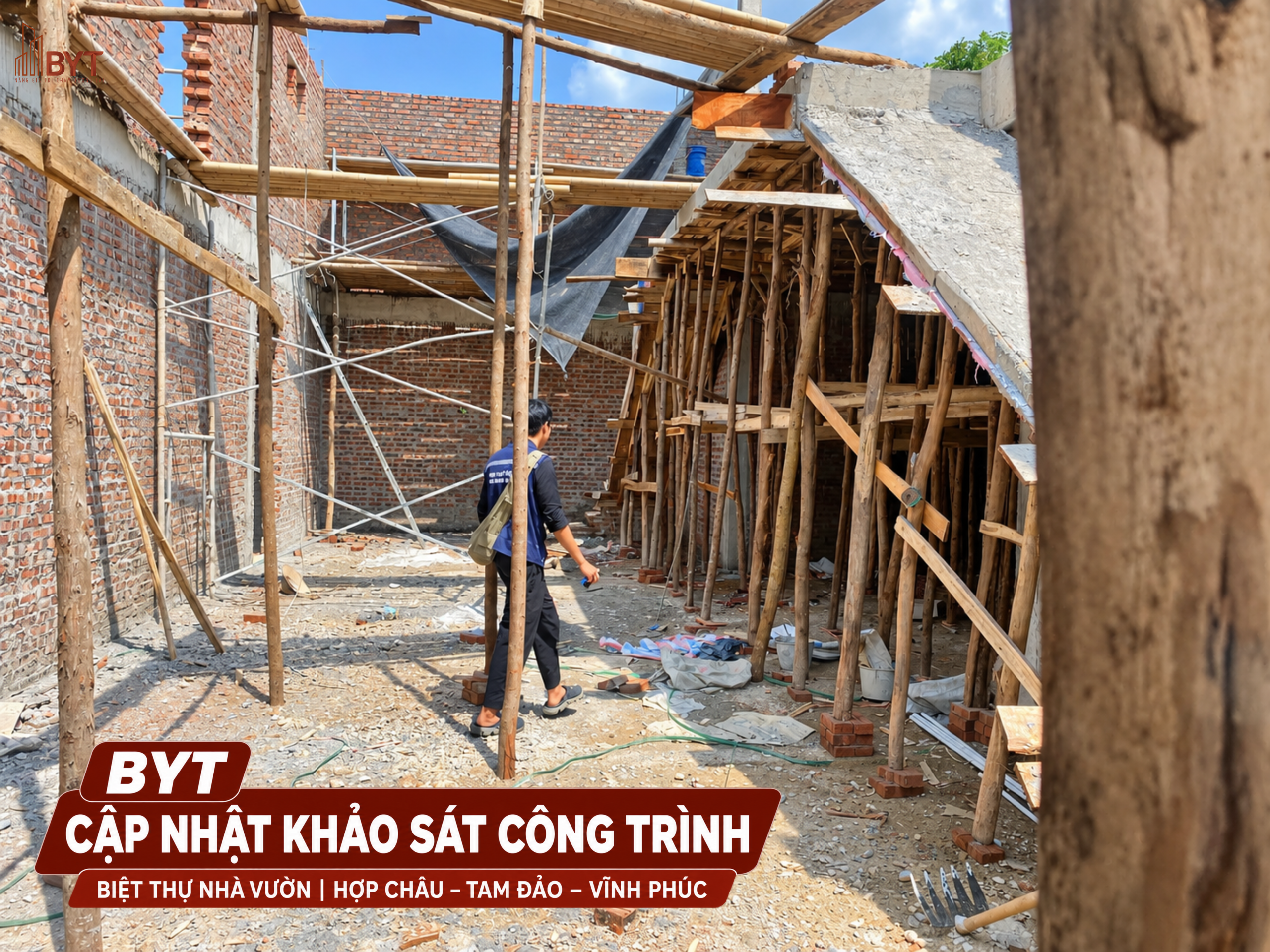 BYT KHẢO SÁT CÔNG TRÌNH BIỆT THỰ NHÀ VƯỜN TẠI HỢP CHÂU – TAM ĐẢO – VĨNH PHÚC