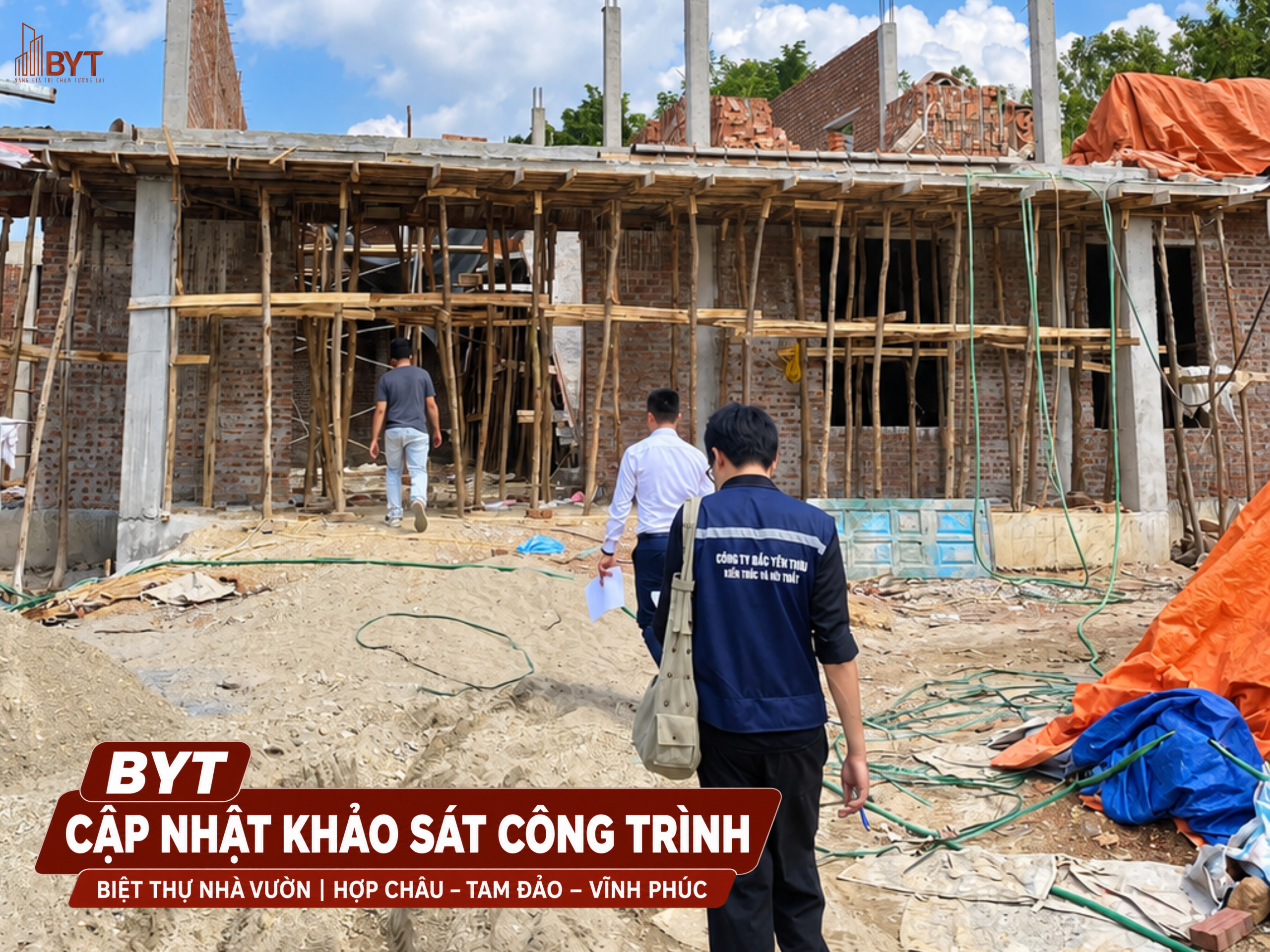 BYT KHẢO SÁT CÔNG TRÌNH BIỆT THỰ NHÀ VƯỜN TẠI HỢP CHÂU – TAM ĐẢO – VĨNH PHÚC