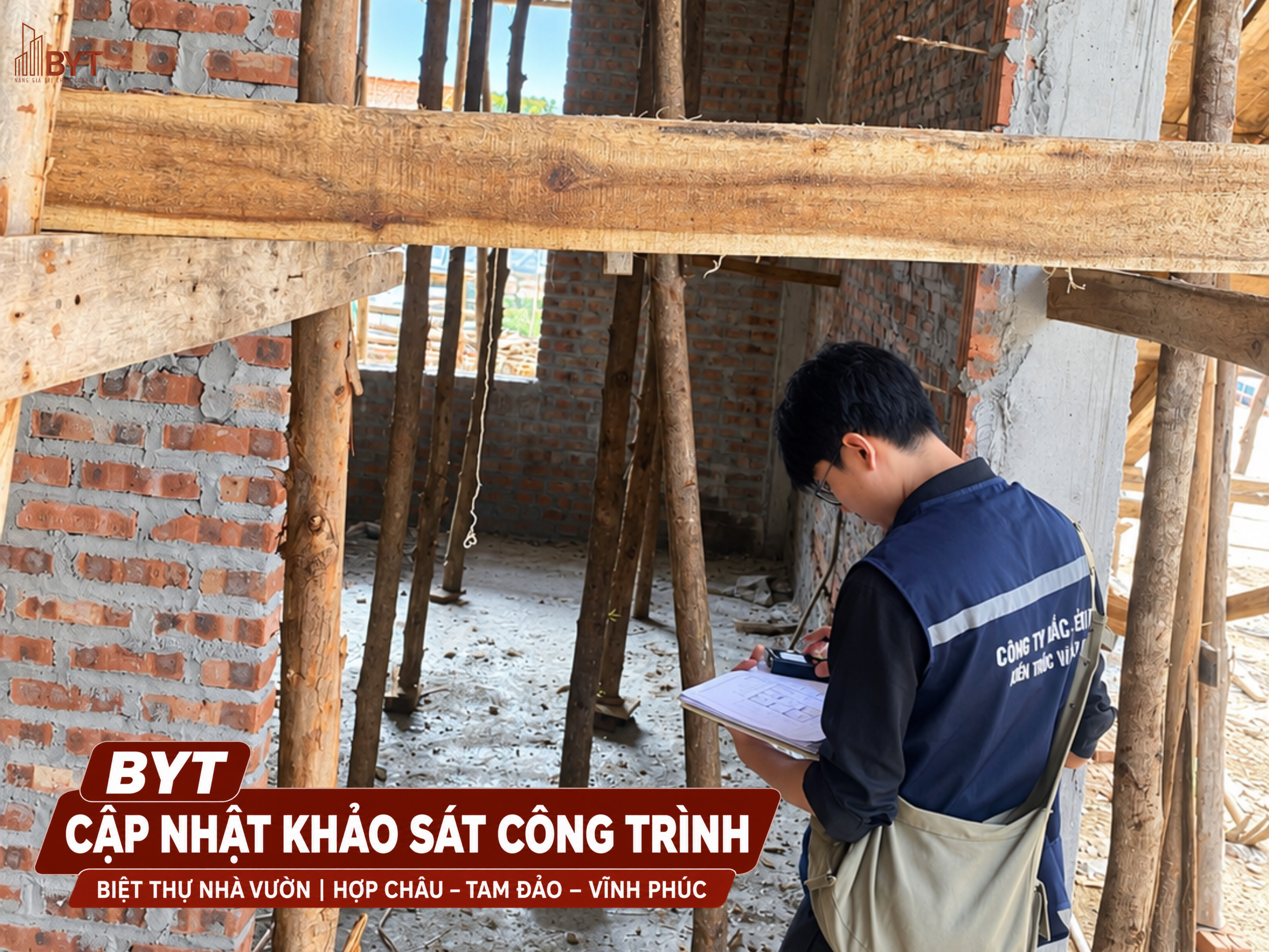 BYT KHẢO SÁT CÔNG TRÌNH BIỆT THỰ NHÀ VƯỜN TẠI HỢP CHÂU – TAM ĐẢO – VĨNH PHÚC