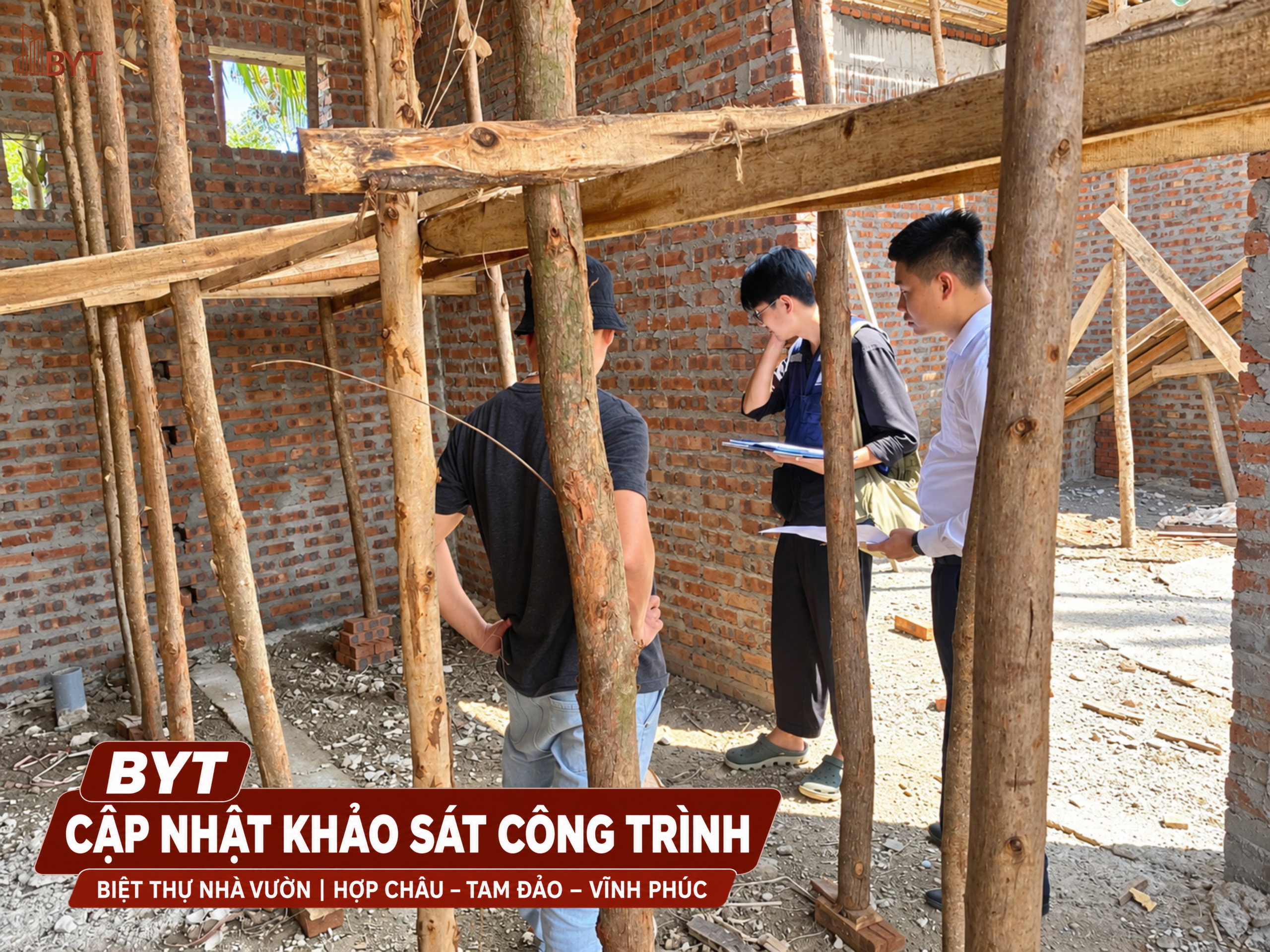 BYT KHẢO SÁT CÔNG TRÌNH BIỆT THỰ NHÀ VƯỜN TẠI HỢP CHÂU – TAM ĐẢO – VĨNH PHÚC
