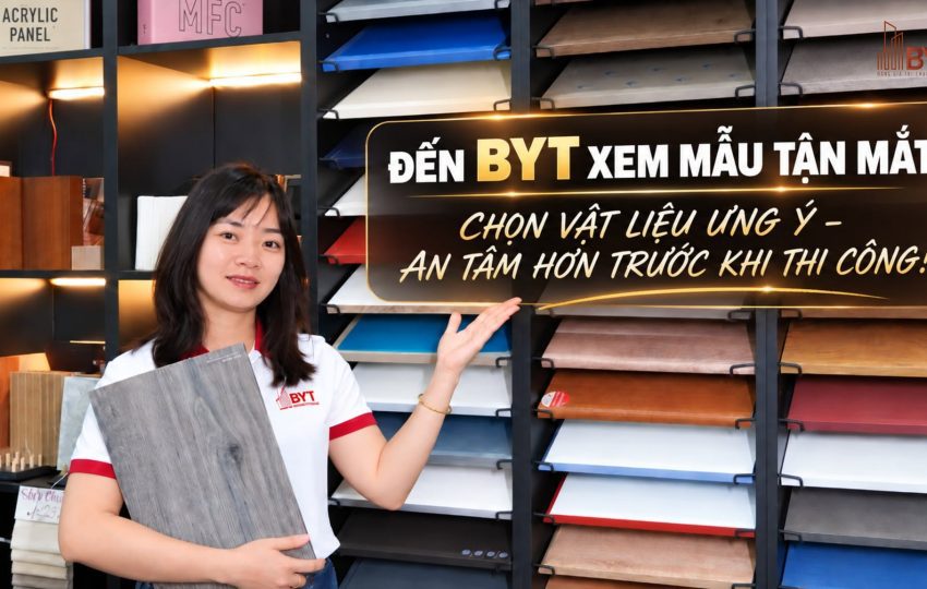 LỰA CHỌN VẬT LIỆU NỘI THẤT: VÌ SAO NÊN XEM MẪU THỰC TẾ TRƯỚC KHI THI CÔNG?