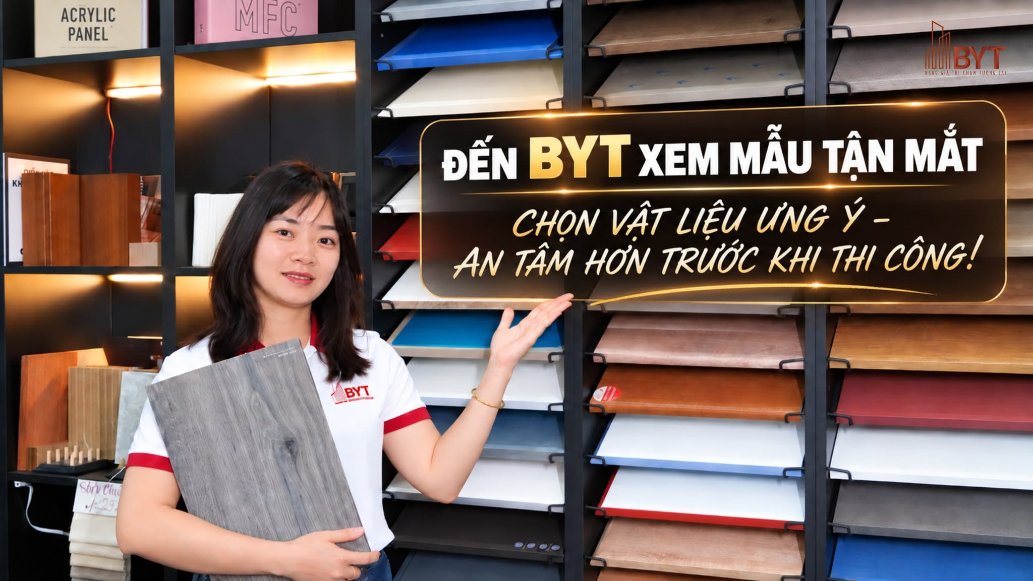 LỰA CHỌN VẬT LIỆU NỘI THẤT: VÌ SAO NÊN XEM MẪU THỰC TẾ TRƯỚC KHI THI CÔNG?