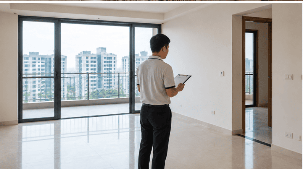 Kiểm tra hiện trạng ngay sau khi nhận nhà chung cư