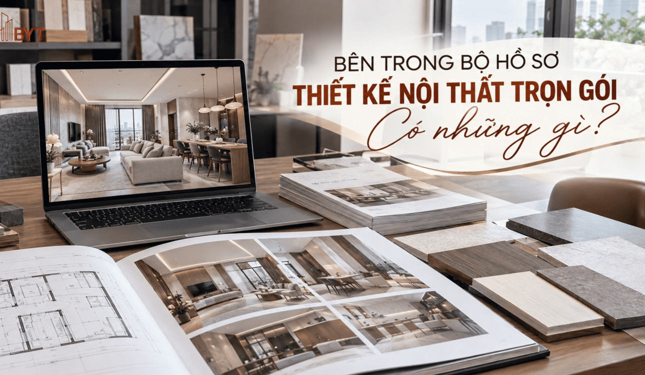 HỒ SƠ THIẾT KẾ NỘI THẤT TRỌN GÓI GỒM NHỮNG GÌ? 4 NỘI DUNG GIA CHỦ CẦN BIẾT