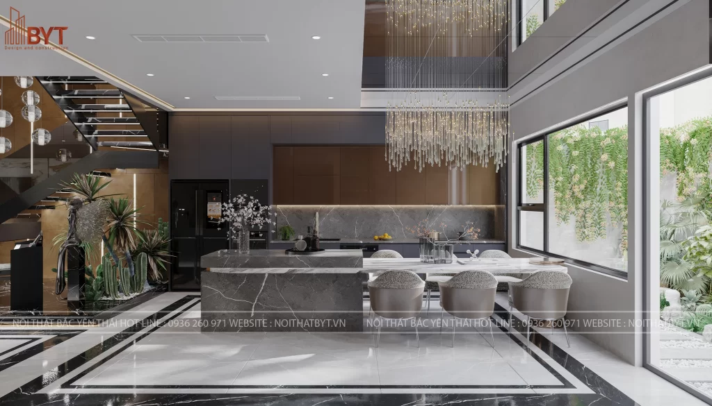 Thiết kế nội thất chung cư 70m2 cho cặp đôi yêu thiên nhiên