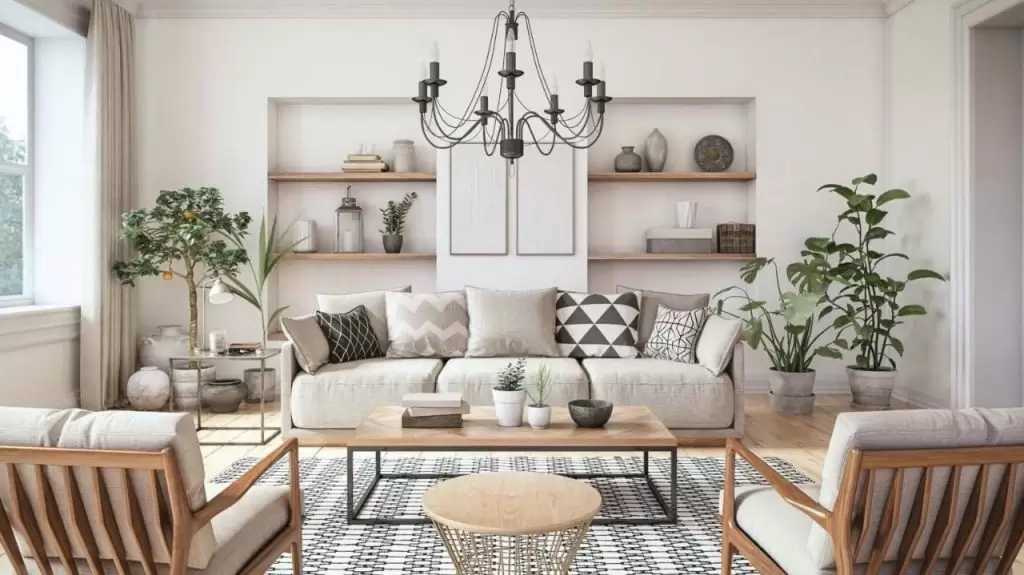 Mẫu thiết kế chung cư 58m2 phong cách Scandinavian