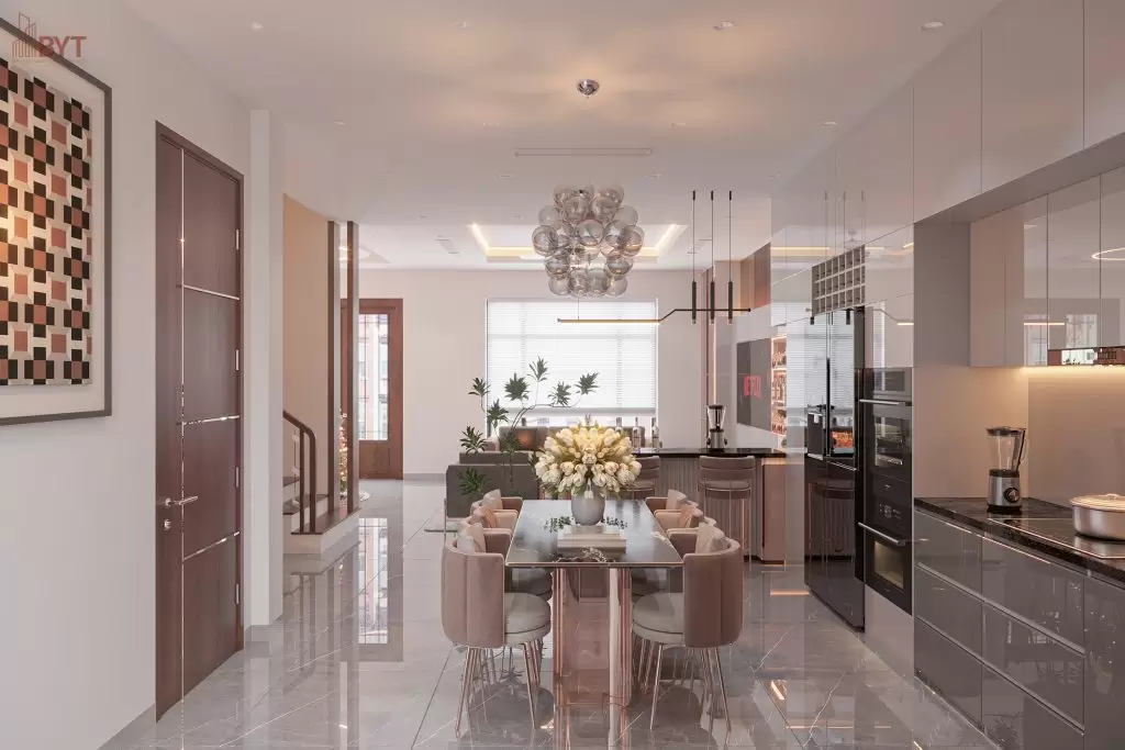 Thiết kế nội thất chung cư 67m2 hiện đại với không gian thoáng đãng