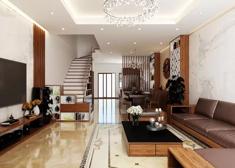 Thiết kế nội thất nhà phố 2 tầng Hà Đông