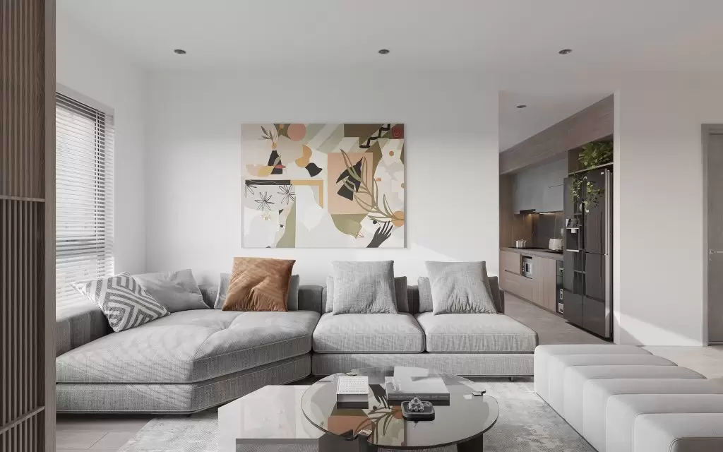 Thiết kế nội thất chung cư 70m2 đương đại với dấu ấn cá nhân